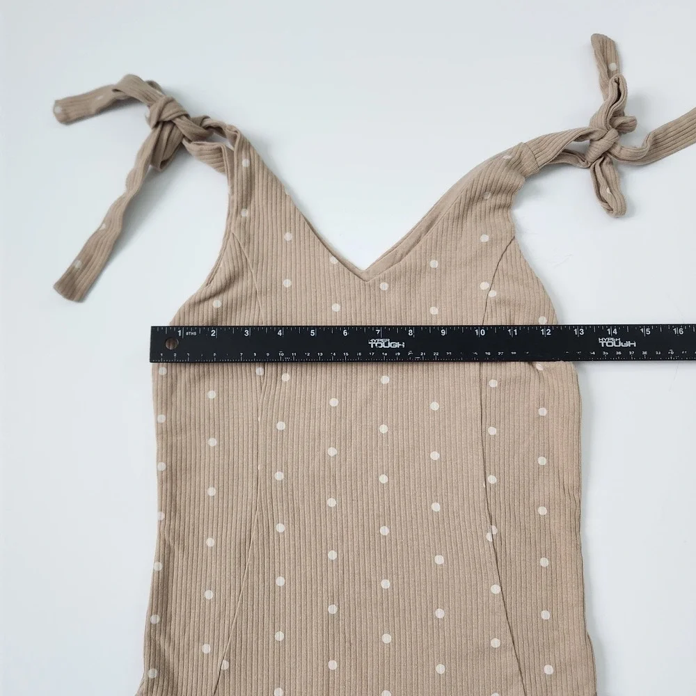 Old Navy Tie- Shoulder‎ v-neck rib knit bodysuit Women's Small - Picture 8 of 12